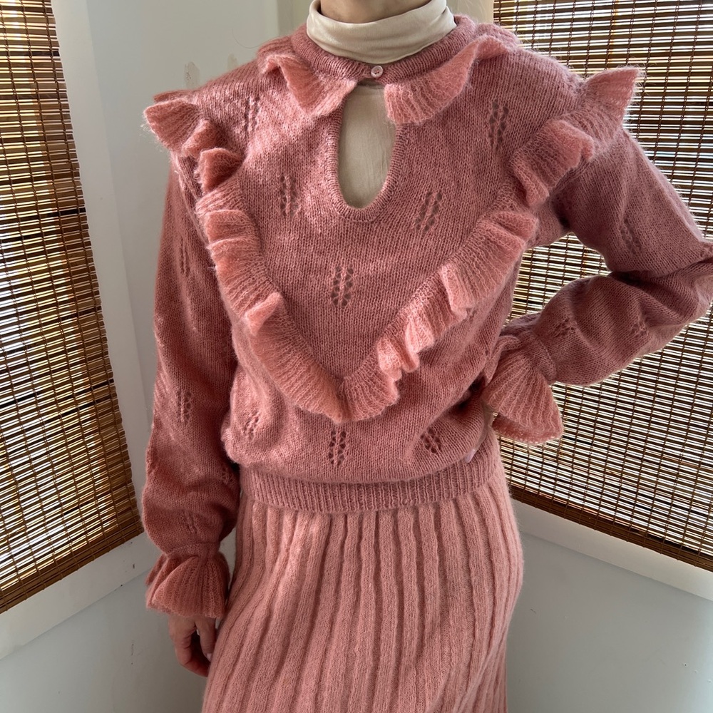 Vintage Mohair Sweater Set